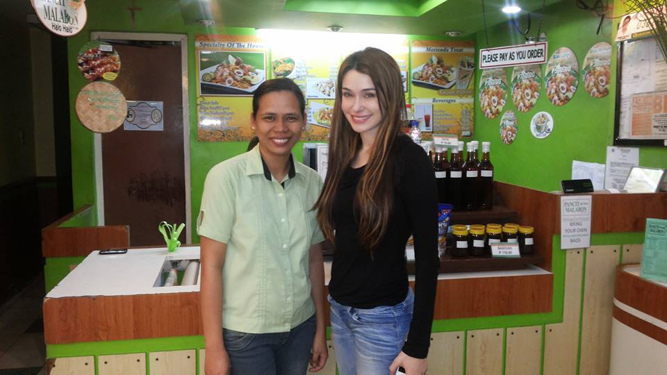 Ms. Daiana Menezes visits Pancit ng Taga Malabon